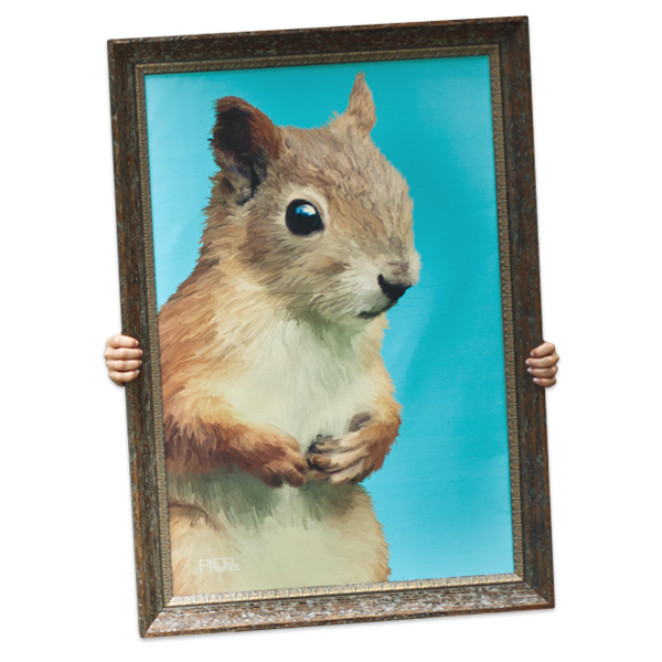 squirrel painting